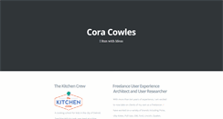 Desktop Screenshot of coracowles.com